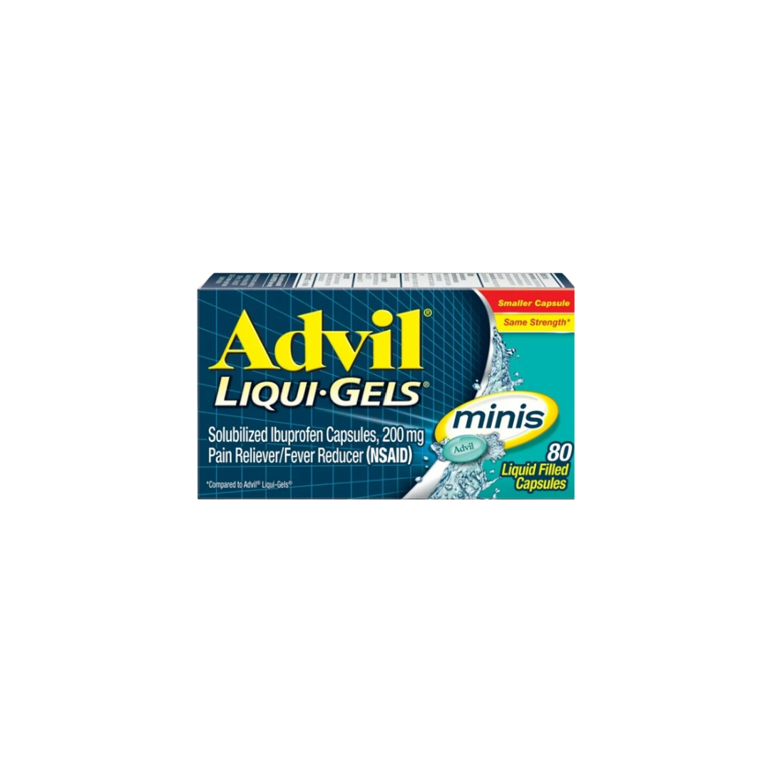 Advil Pain Reliever/Fever Reducer Liqui-Gel Minis - Ibuprofen 80