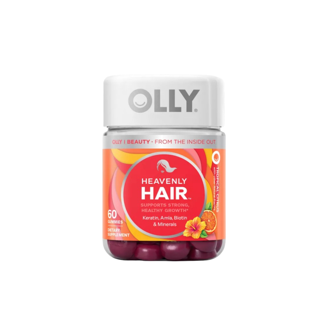 OLLY Heavenly Hair Supplement Gummies with Keratin, Amla, Biotin & Minerals - 60ct