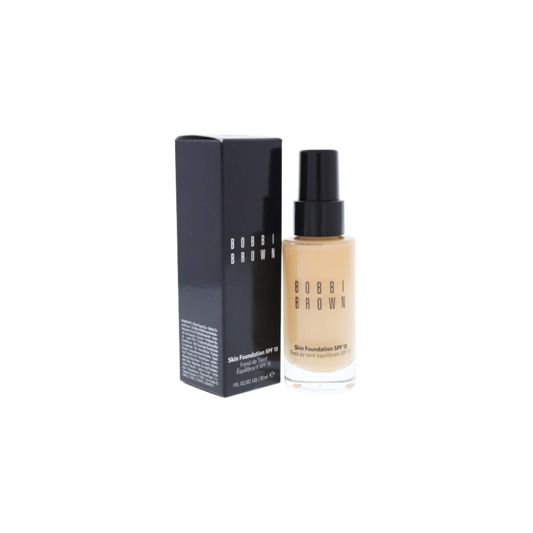 Skin Foundation SPF 15 - 4.25 Natural Tan by Bobbi Brown for Women - 1 oz Foundation