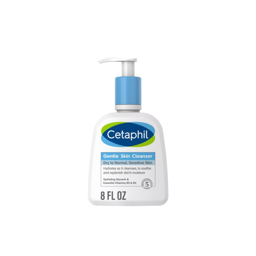 Cetaphil Gentle Skin Cleanser for Dry to Normal Sensitive Skin, Hydrating Face Wash, 8 oz