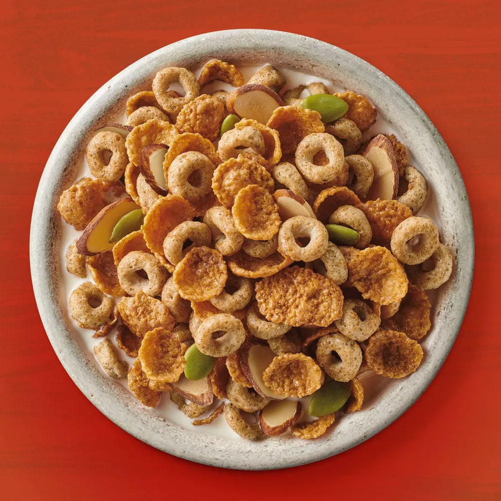 Cheerios Hearty Nut Medley Maple Cinnamon Family Size Cereal - 20oz