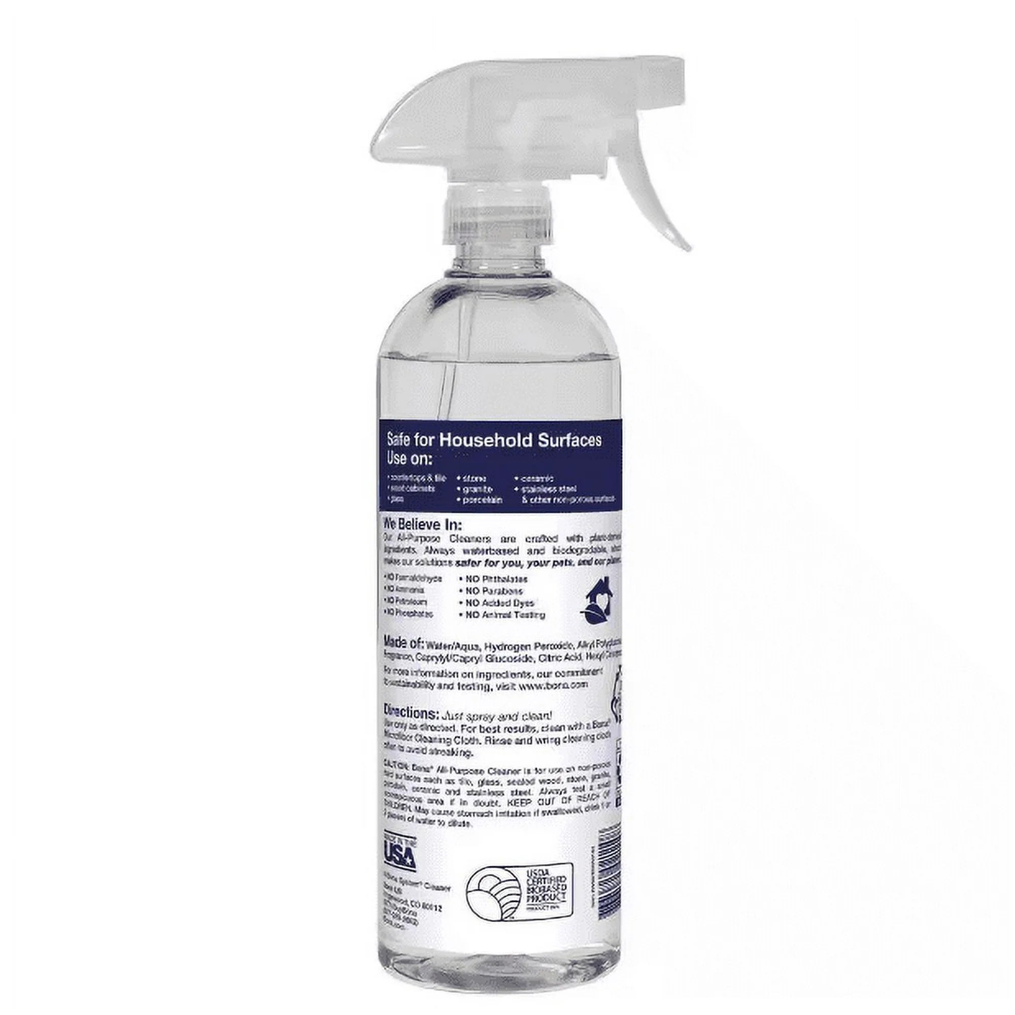 Bona Lime Basil Cleaning Products Multi Surface All Purpose Cleaner Spray - 24 fl oz