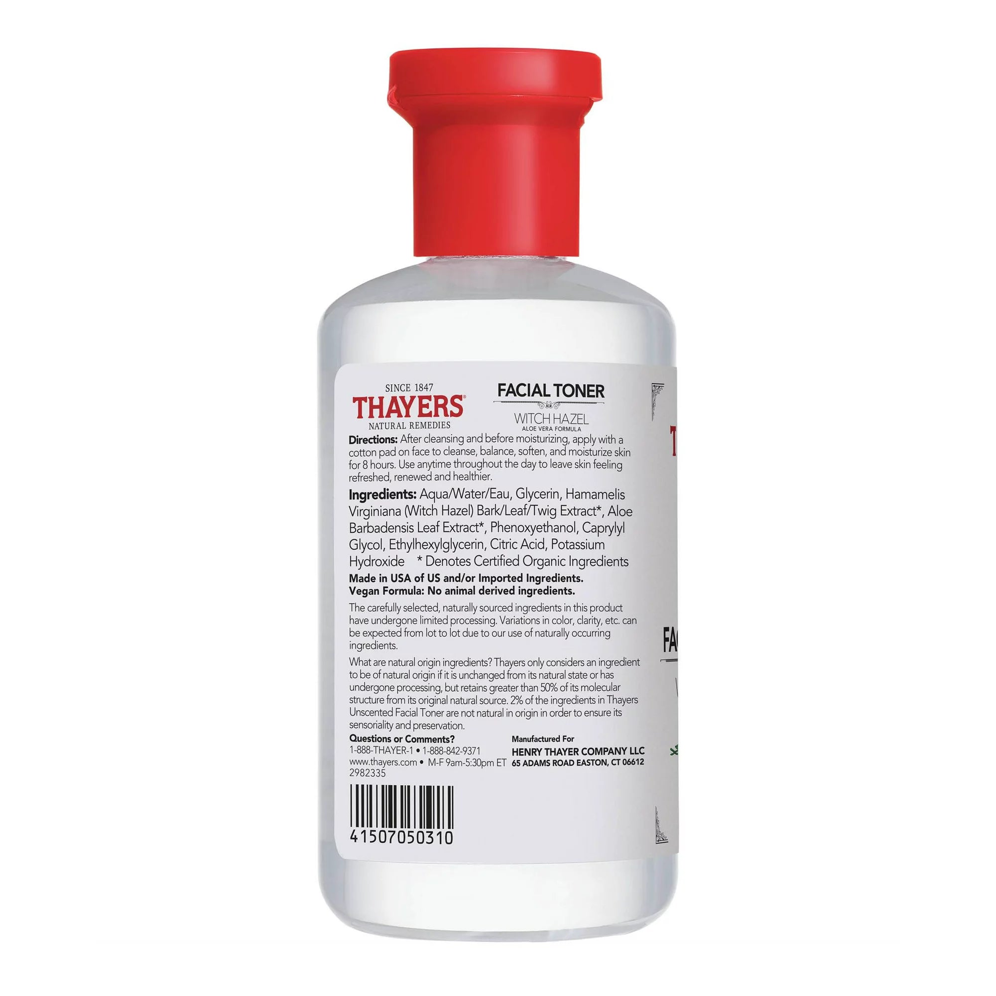 Thayers Natural Remedies Witch Hazel Alcohol Free Unscented Toner - 12 fl oz