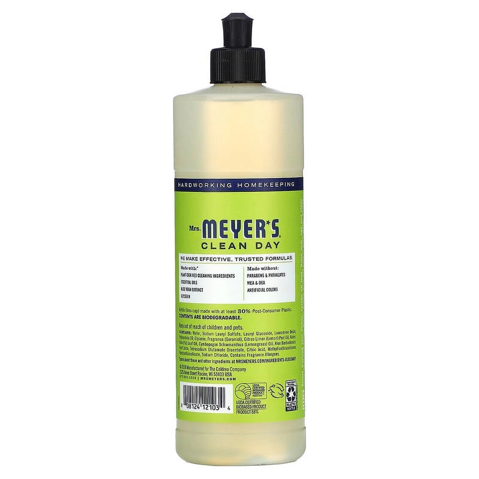 Mrs. Meyer's Clean Day Lemon Verbena Liquid Dish Soap - 16 fl oz