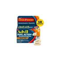 Advil Dual Action NSAID Ibuprofen Back Reliever - 18ct