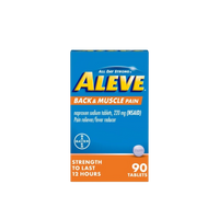 Aleve Naproxen Sodium Pain Reliever Back and Muscle Pain Tablet  - 90ct