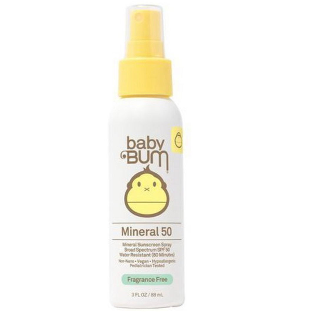 Baby Bum Mineral SPF 50 Sunscreen Spray- 3 fl oz