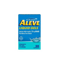 Aleve Naproxen Sodium Pain Reliever Liquid Gels - 50ct