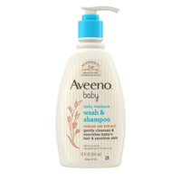 Aveeno Baby Daily Moisture Body Wash & Shampoo, Oat Extract, 12 fl. oz