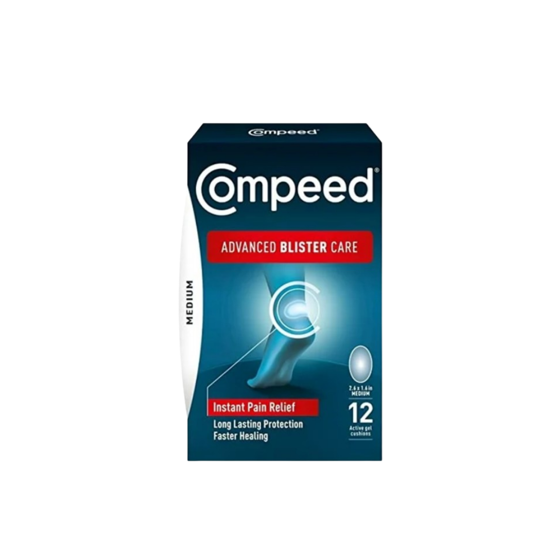 Compeed Advanced Blister Care, Heel and Foot Patches - Clear - 12ct