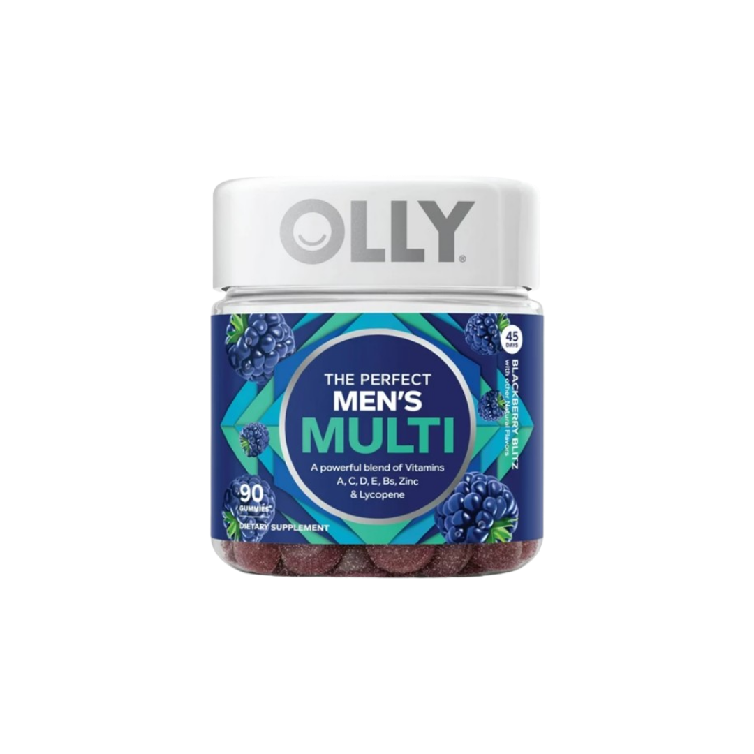 OLLY Men's Multivitamin Gummy - Blackberry Blitz - 90ct