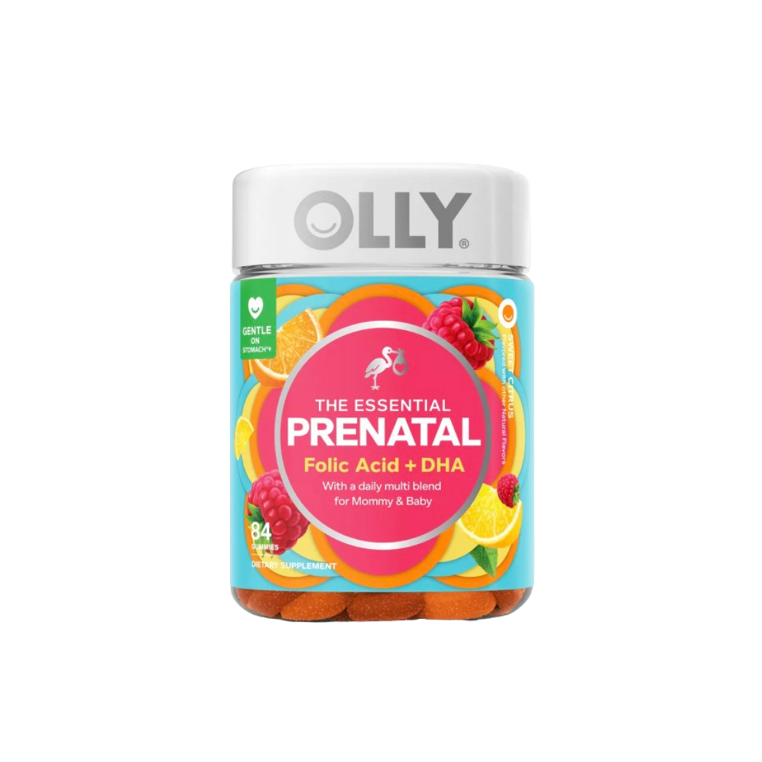 OLLY Essential Prenatal Multivitamin Gummies - Sweet Citrus - 84ct