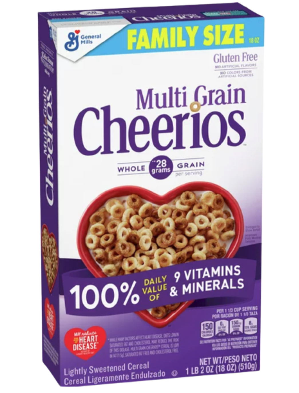 General Mills Multi Grain Cheerios Cereal - 18oz