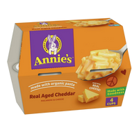 Annie's Real Aged Cheddar Macaroni & Cheese Microwavable Cups