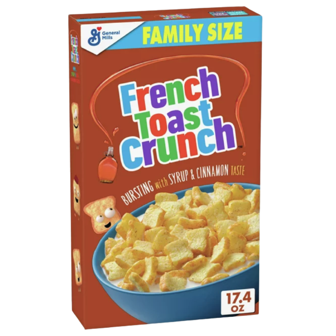 French Toast Crunch Cereal, 17.4 OZ Family Size