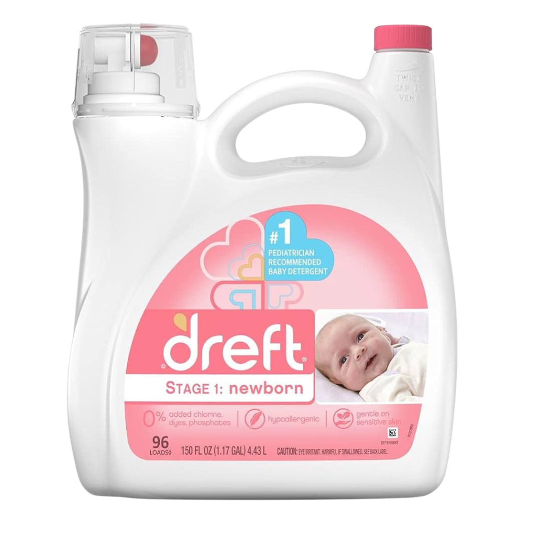 Dreft Stage 2: Active Baby Liquid Laundry Detergent - 165 oz