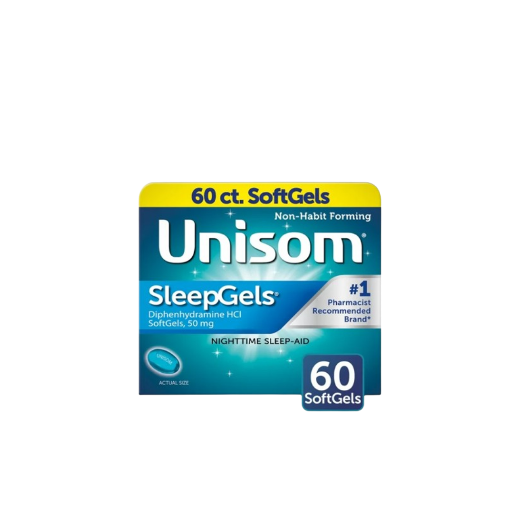 Unisom SleepGels Nighttime Sleep-Aid SoftGels - Diphenhydramine HCl - 60ct