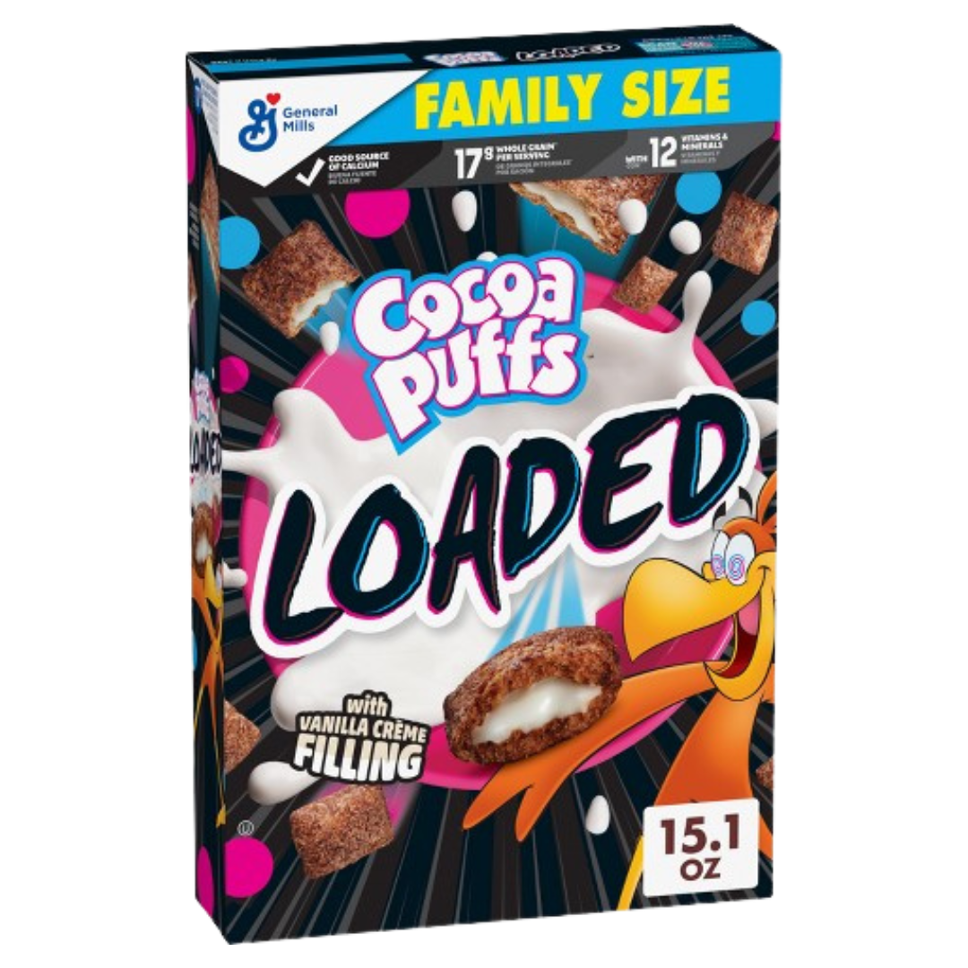 Cocoa Puffs Loaded Cereal, Family Size, 15.1 oz