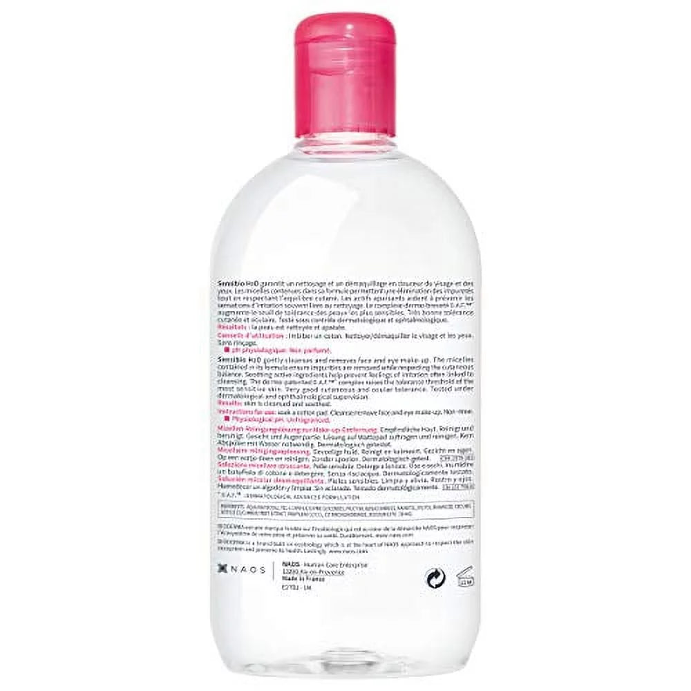 Bioderma Sensibio H2O Micellar Water Makeup Remover - 16.7 fl