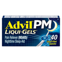 Advil PM Liqui-Gels Pain Reliever/Nighttime Sleep Aid Liquid Filled Capsules - 40ct
