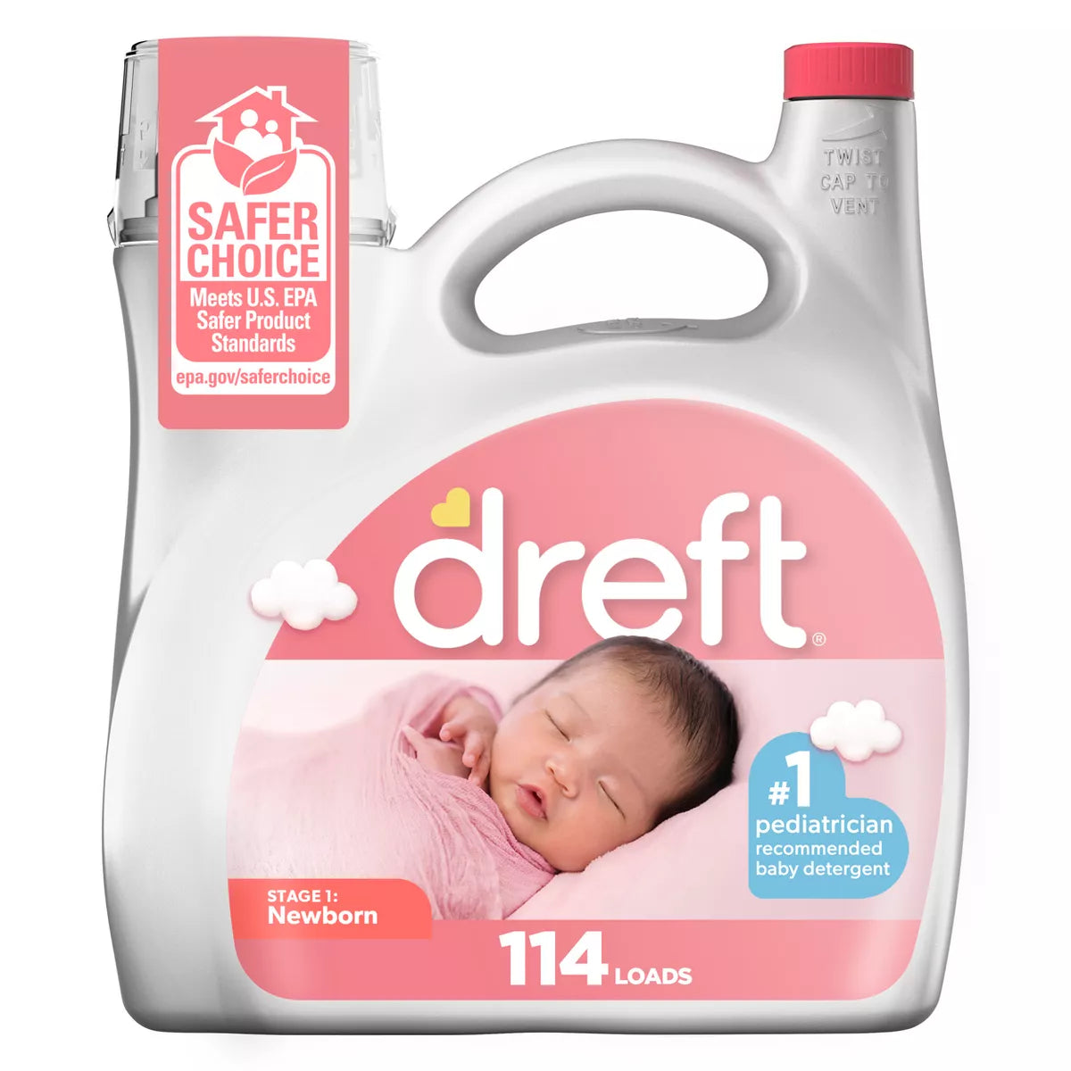 Dreft Stage 1: Newborn Liquid Laundry Detergent