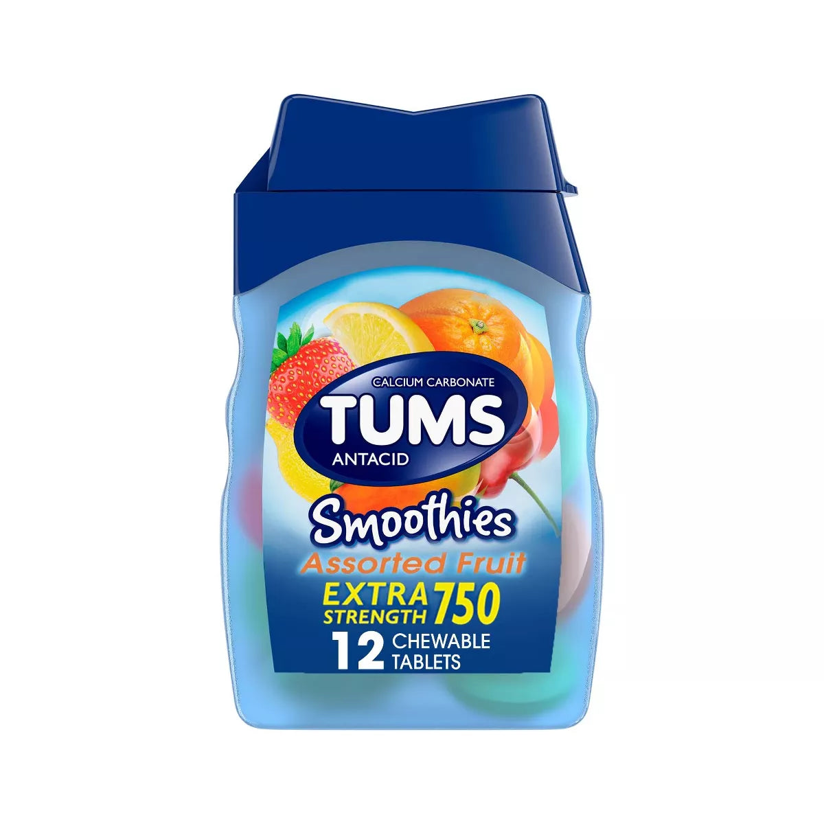 Tums Extra Strength Smoothie Assorted Fruit - 12ct