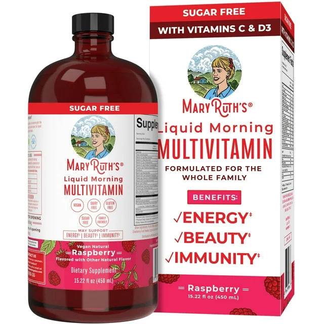 MaryRuth Organics, Liquid Multivitamin for Adults & Kids - 15.22 fl oz / 450 ml