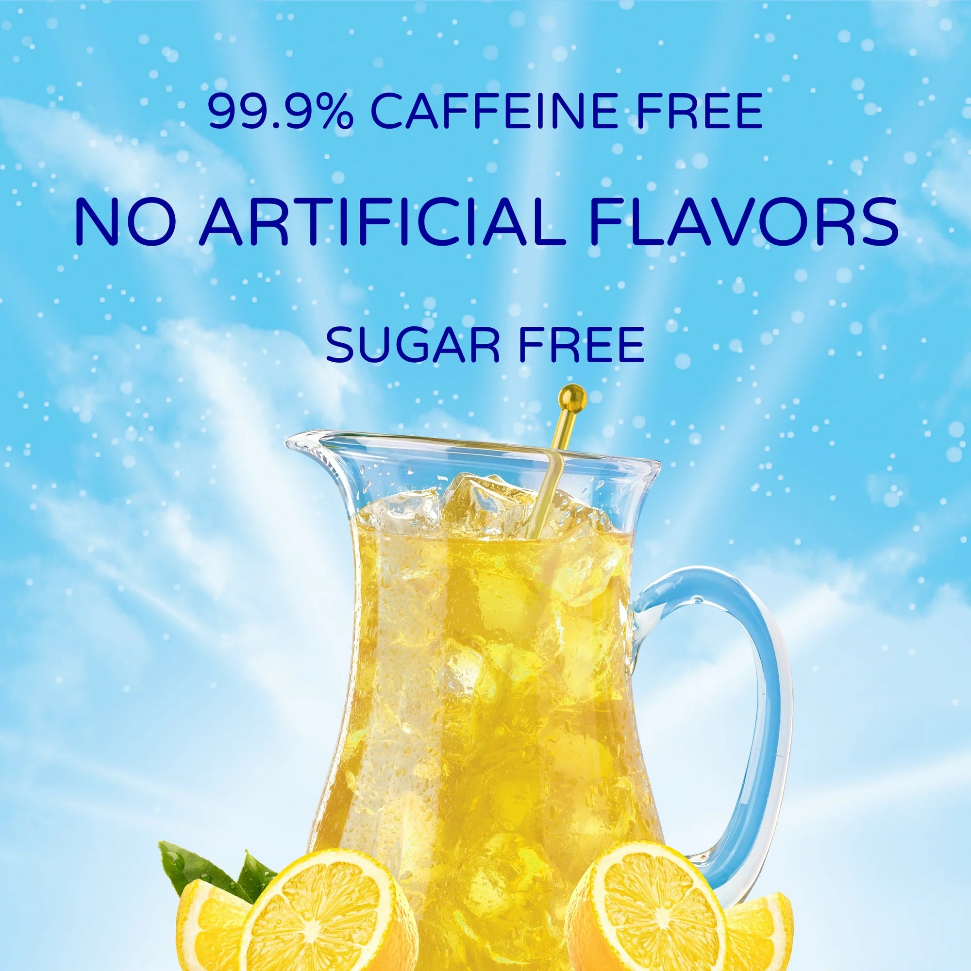 Crystal Light Lemonade Sugar Free Drink Mix Caffeine Free, 6 ct Pitcher Packets